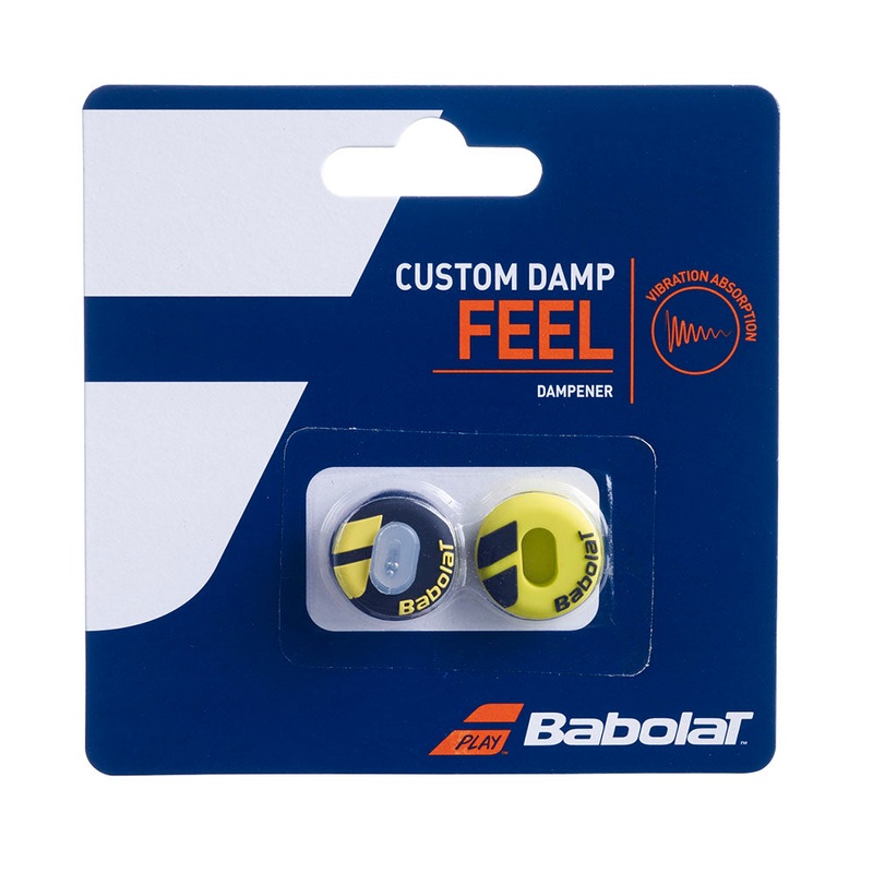 Babolat Custom Vibration Dampeners (Black/Yellow)