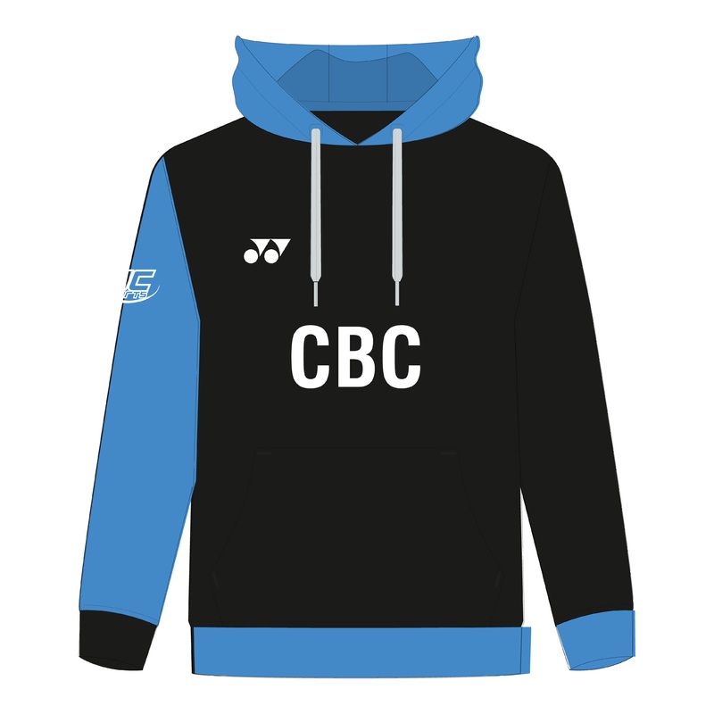 Cockermouth Badminton Hoodie Juniors Sky/Black 120/JS