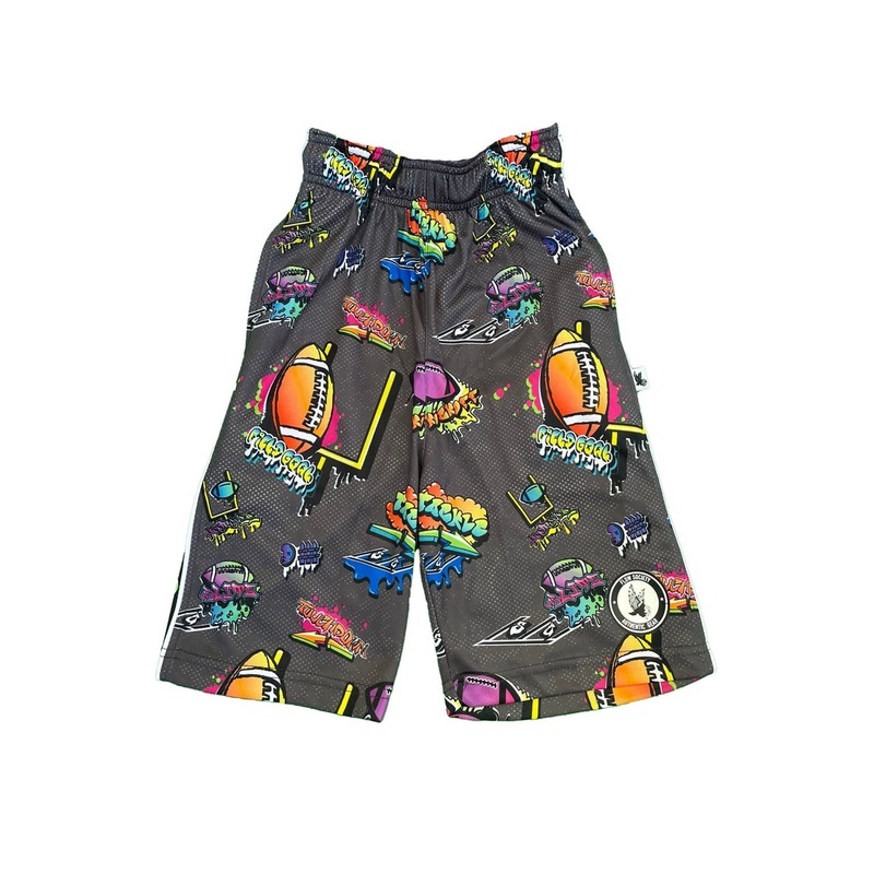 Flow Society Boys’ Graffiti Football Short XSmall