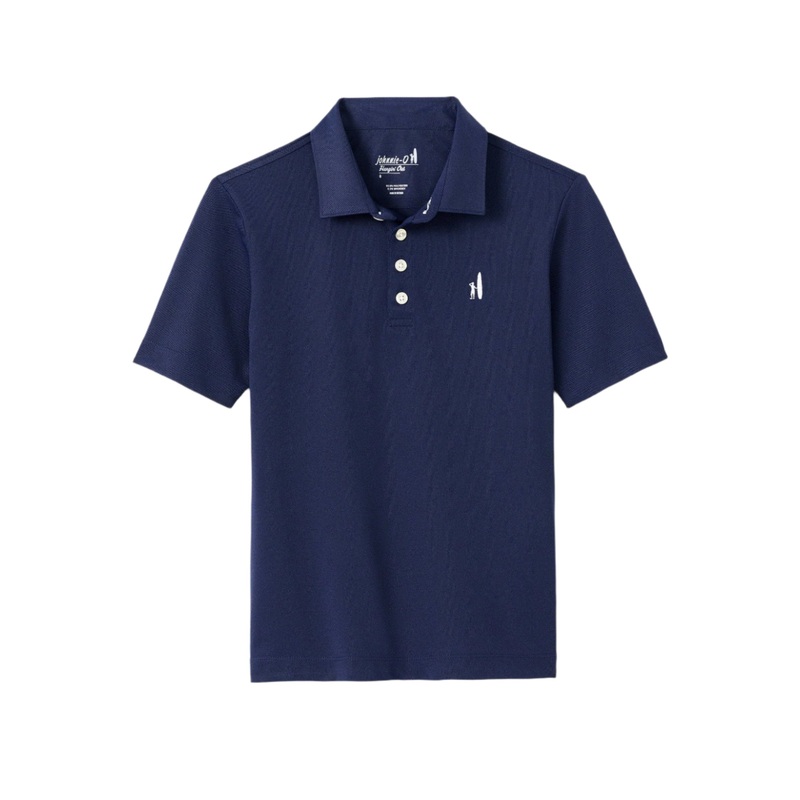 Johnnie-O Boys’ Stevie Performance Mesh Polo Navy 8