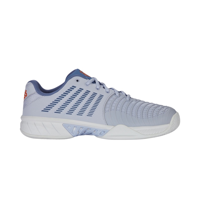 K-Swiss Express Light 3 Tennis Shoes Men – Arctic/Infinity/Scarlet Arctic/Infinity/Scarlet UK 7