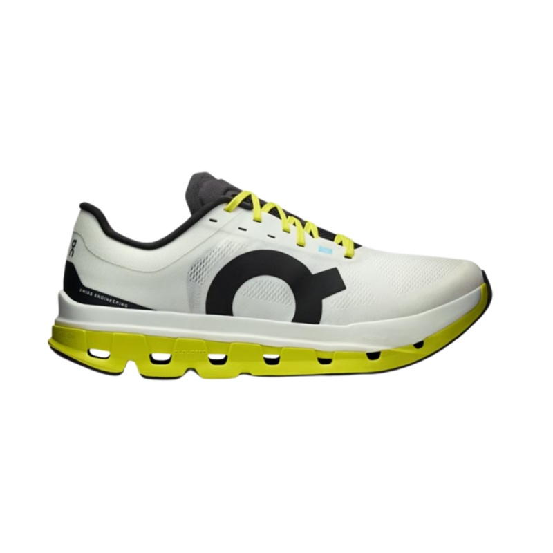 On Cloudflow 5 (3MF10112929) Shoe Men White/Lime White/Lime UK 7