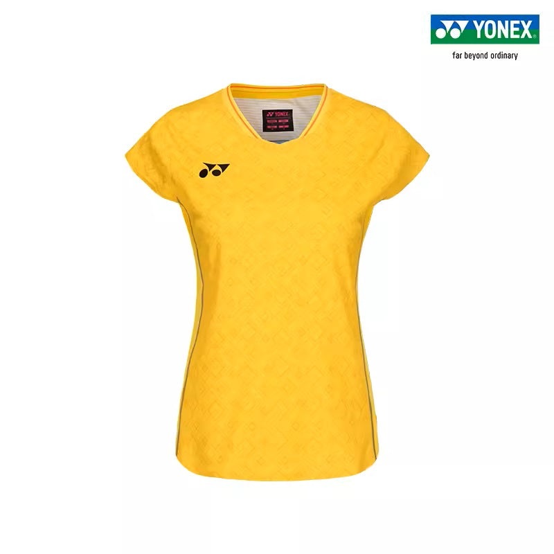 YONEX 2024 China Team Women’s Game shirt 20881CR / 20883CR 20881CR Yellow (221) M