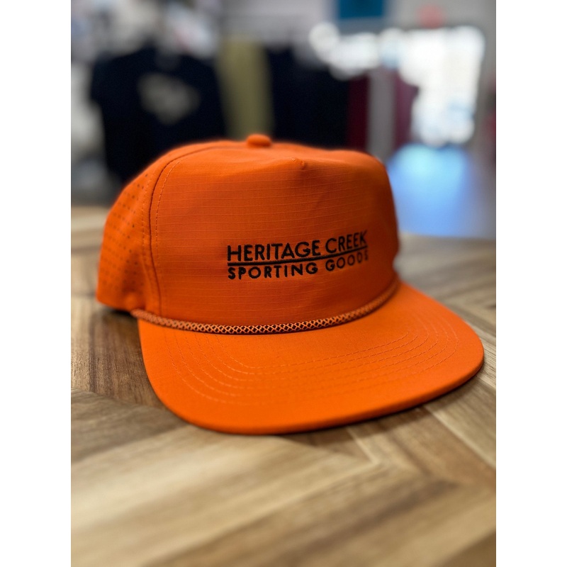 Heritage Creek Sporting Goods Orange Rope Hat