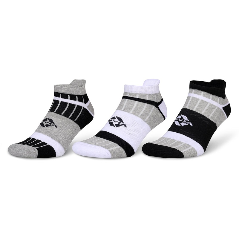 Stripes (Pack Of 3) Nivia| Kibi Sports Ankle Multicolor