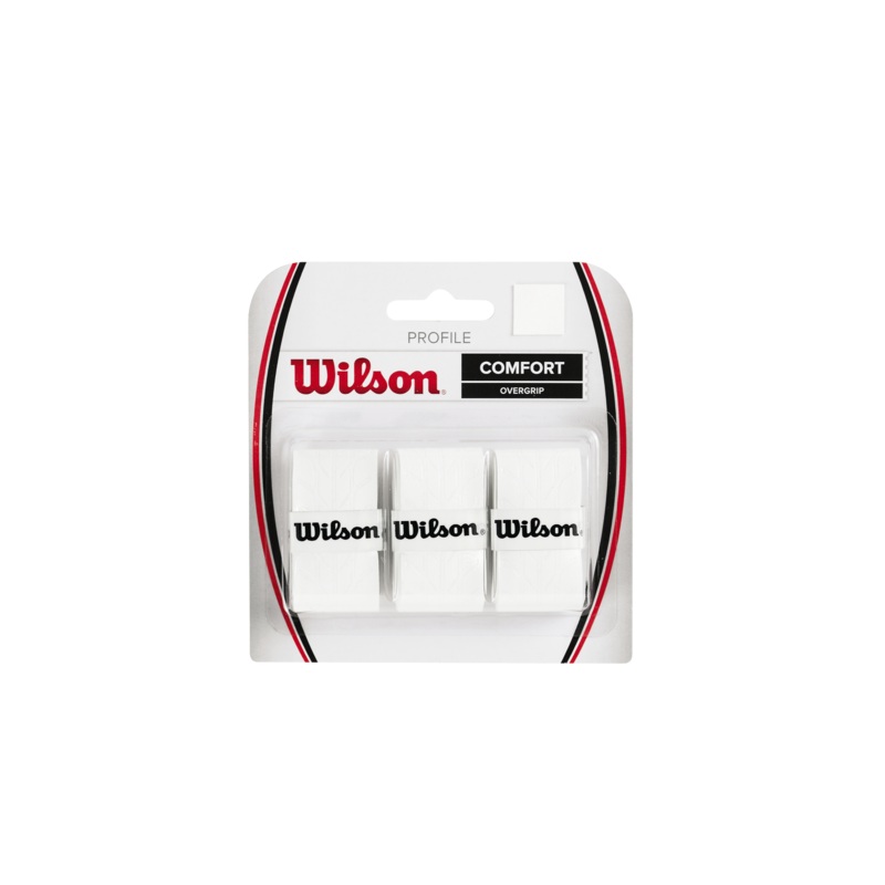 Wilson Profile Overgrip 3 Pack – White White One Size