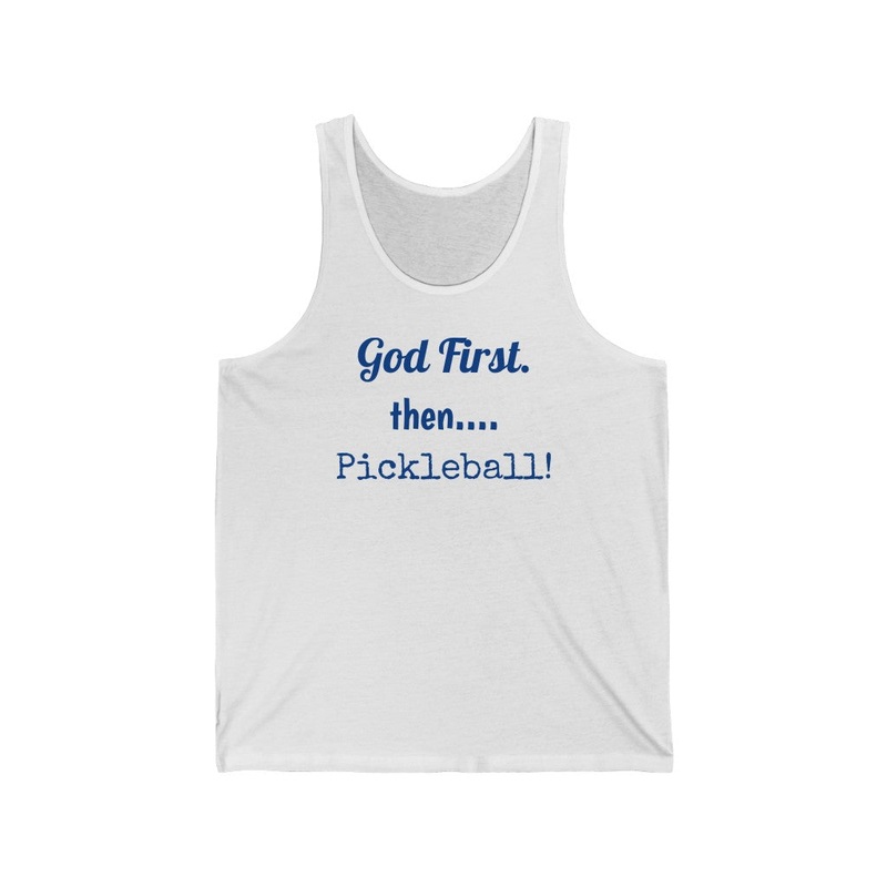 Men’s Tank – God First Then Pickleball