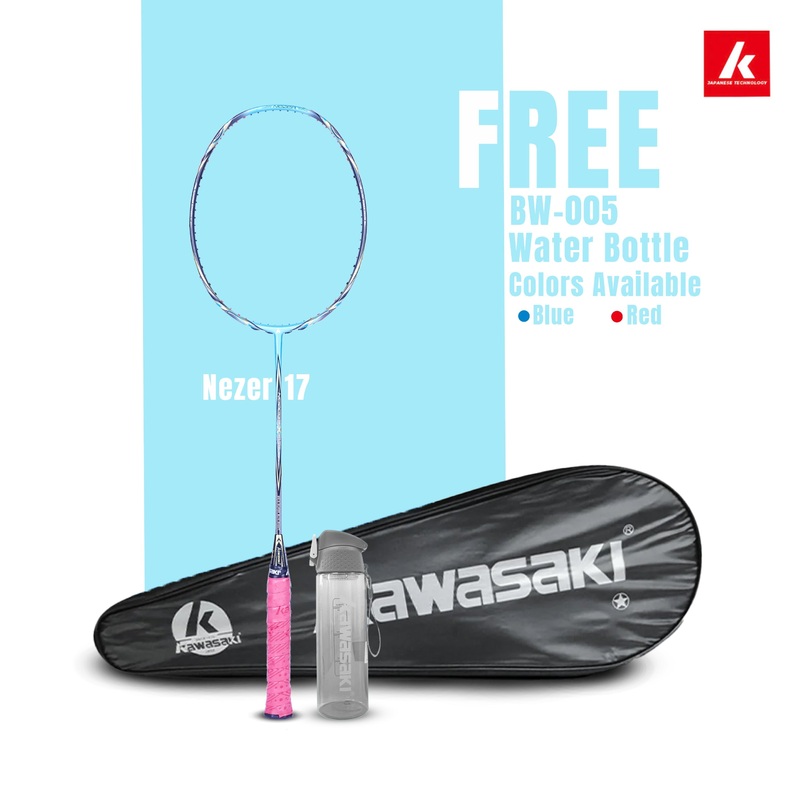 Nezer 17 Unstrung Badminton Racket(Blue) -3U/G1 Kawasaki | Kibi Sports