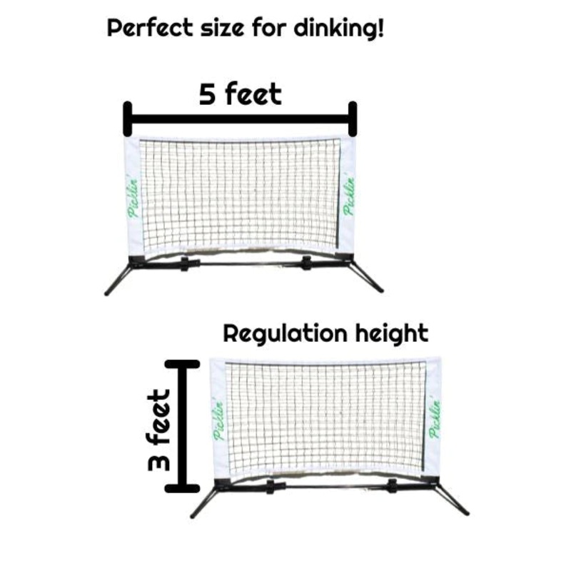 PICKLIN’ Practice Dink Pickleball Net