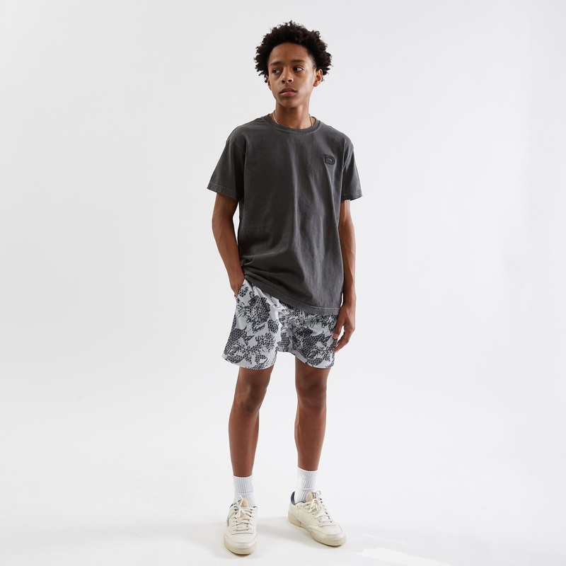 The Drip Shop Kids’ Honeycomb Daze Shorts Ivory Youth Small