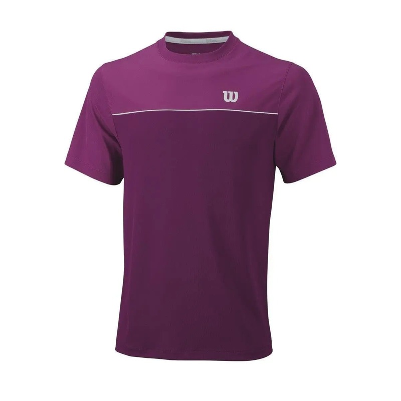 Wilson Men’s Star Bonded Crew Shirt – Purple/Boysenbry