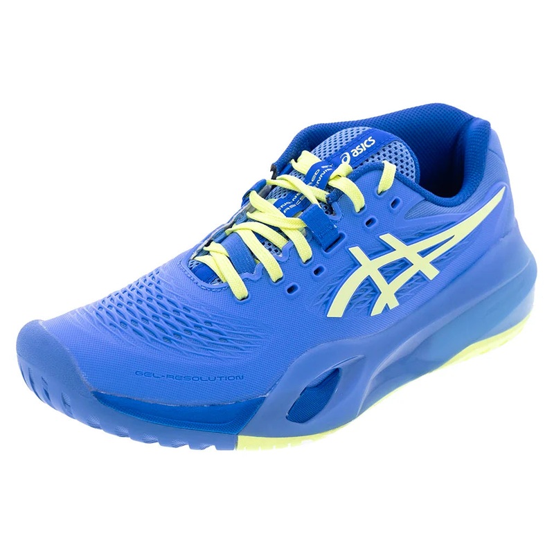 Women`s GEL-Resolution X Tennis Shoes Blue Coast and Huddle Yellow