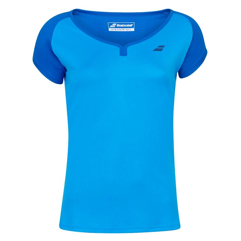 Babolat Women’s Play Cap Sleeve Top (Blue)