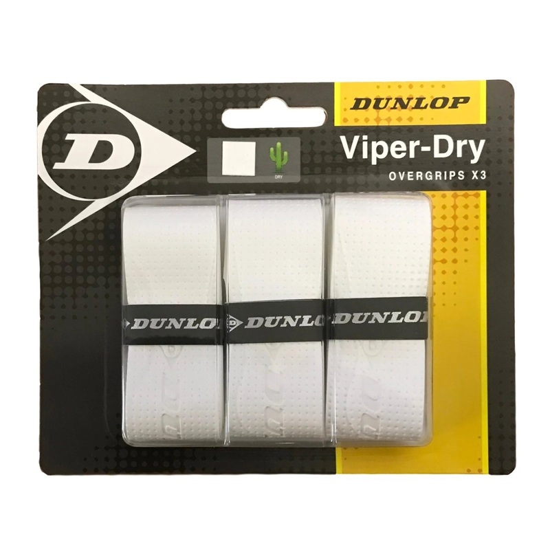 Dunlop Viper-Dry Overgrips – White