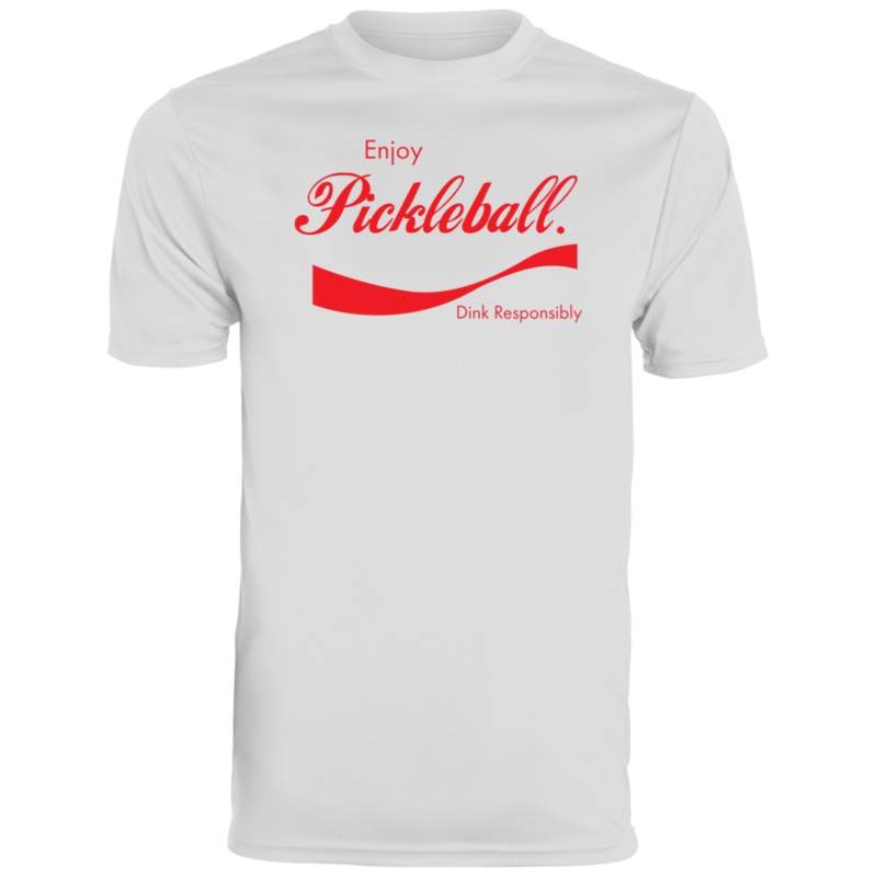 Men’s Dry Fit – Enjoy Pickleball (red print)