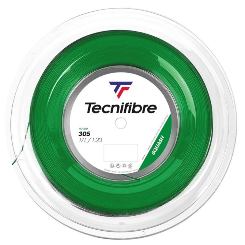 Tecnifibre 305 17L Squash String Reel (200 Meter) – Green | Kibi Sports