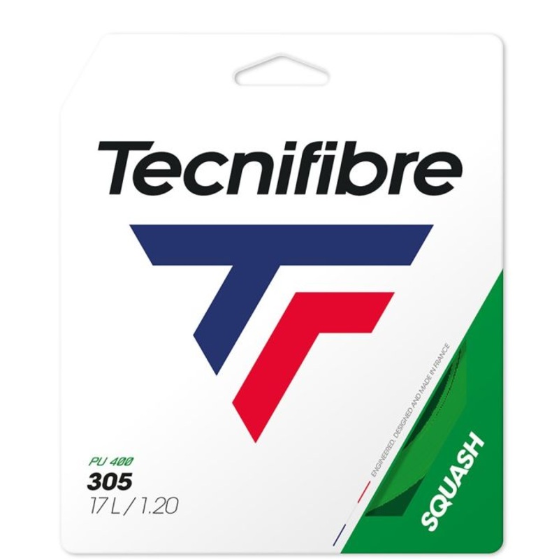 Tecnifibre 305 17L Squash String Set – Green | Kibi Sports