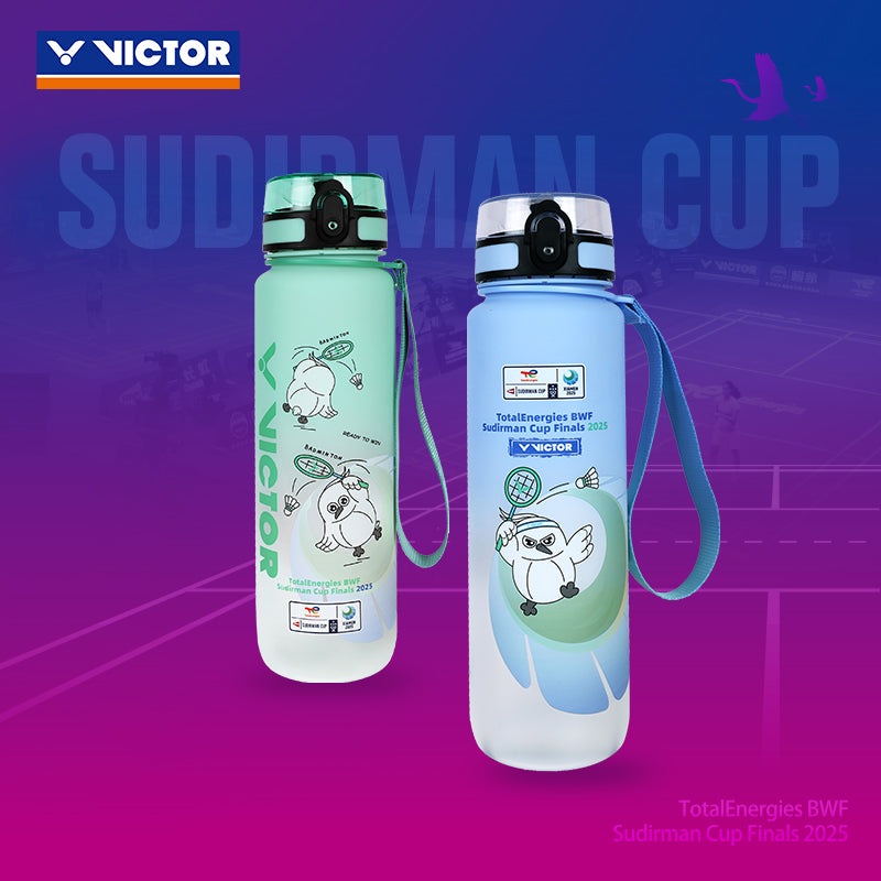 VICTOR BWF Sudirman Cup Finals 2025 Merchandise Sports Bottle PG871SC25 Bright White/Sky Blue