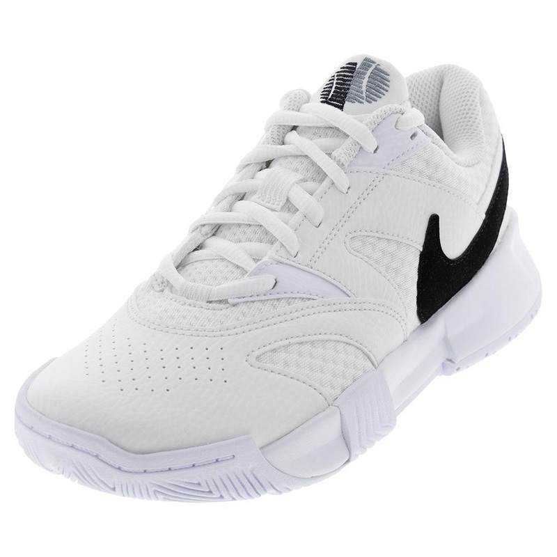 Women’s Court Lite 4 Tennis Shoes White and Black