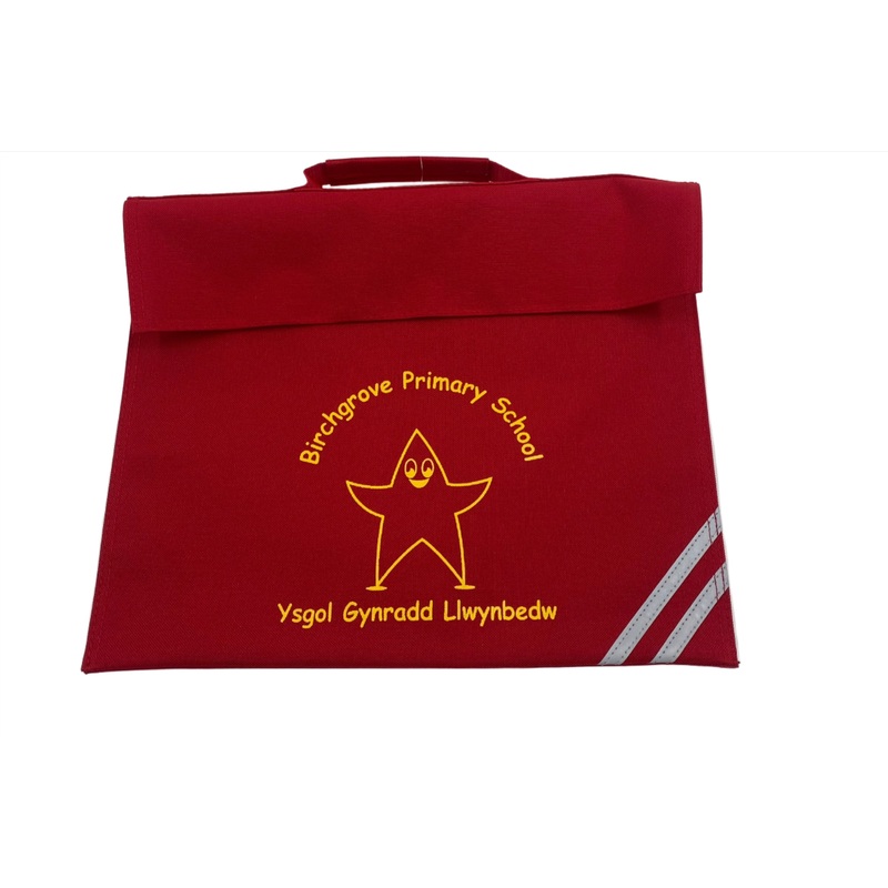 Birchgrove Primary School Bookbag O/S RED
