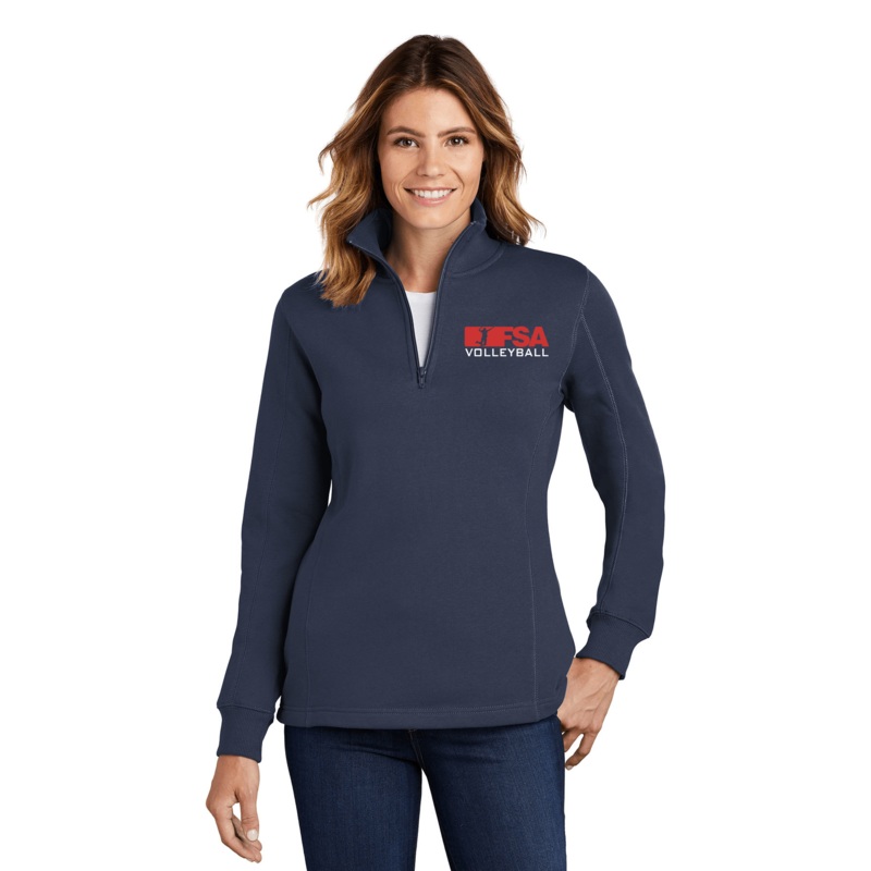 FSA Volleyball Ladies Sport Tek 1/4 Zip