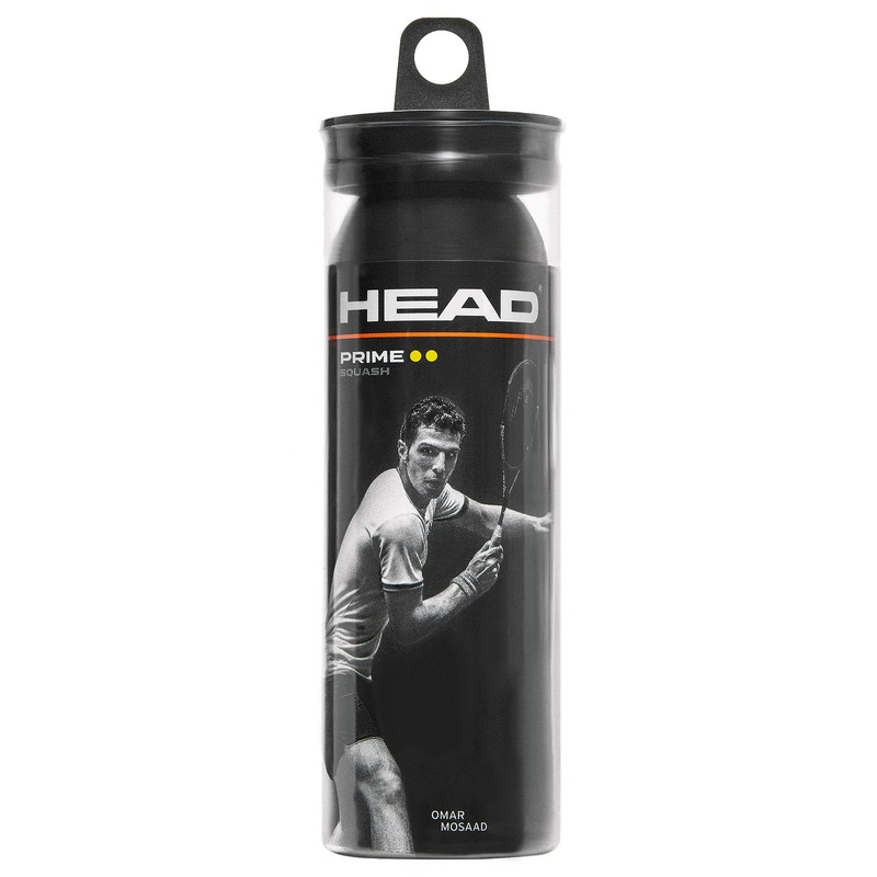 Head Prime Double Yellow Dot Squash Balls (3 balls)