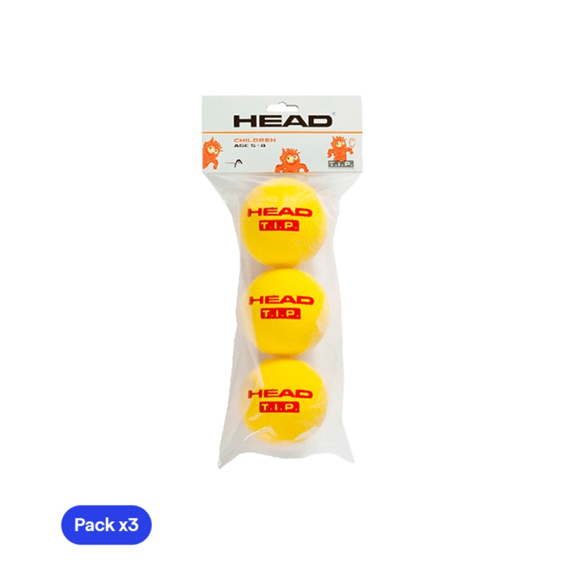 HEAD Soft Foam T.I.P. (Pack x3) Pressurizers