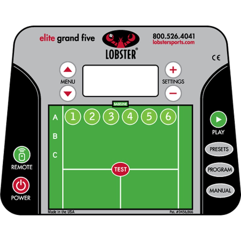 Lobster Grand V Control Panel