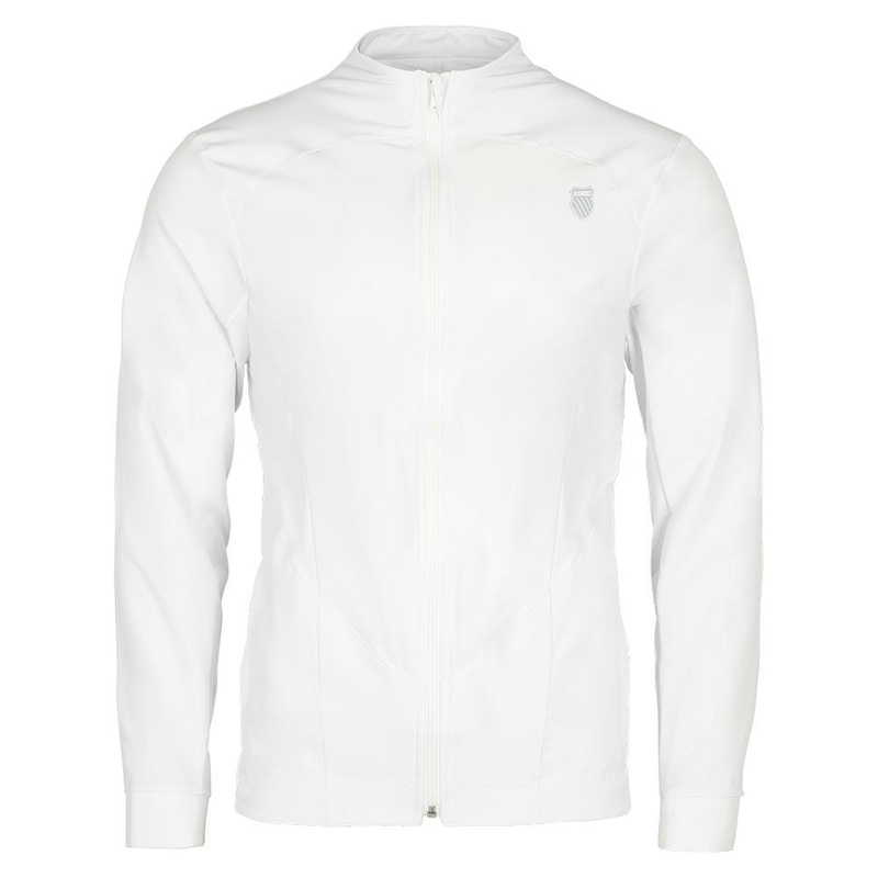 Men’s Shield Tennis Jacket White