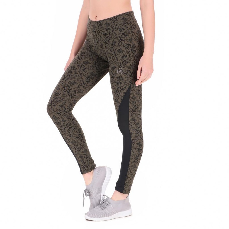 ReDesign Color-block Legging/Tights | Women | KIBI Sports M Green pattern