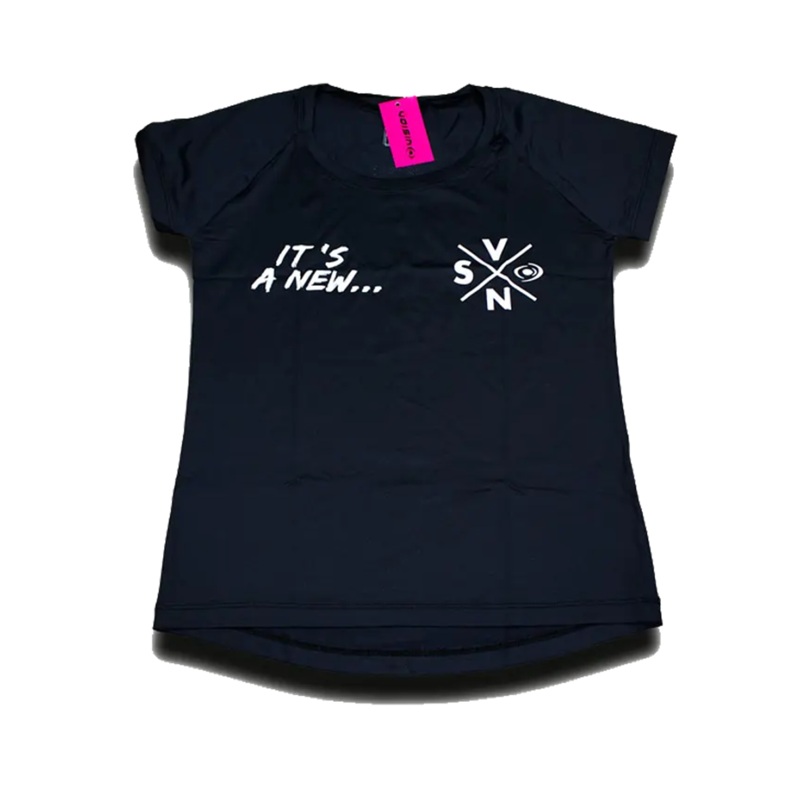 Vision Beach Tennis Tech Women T-Shirt Black