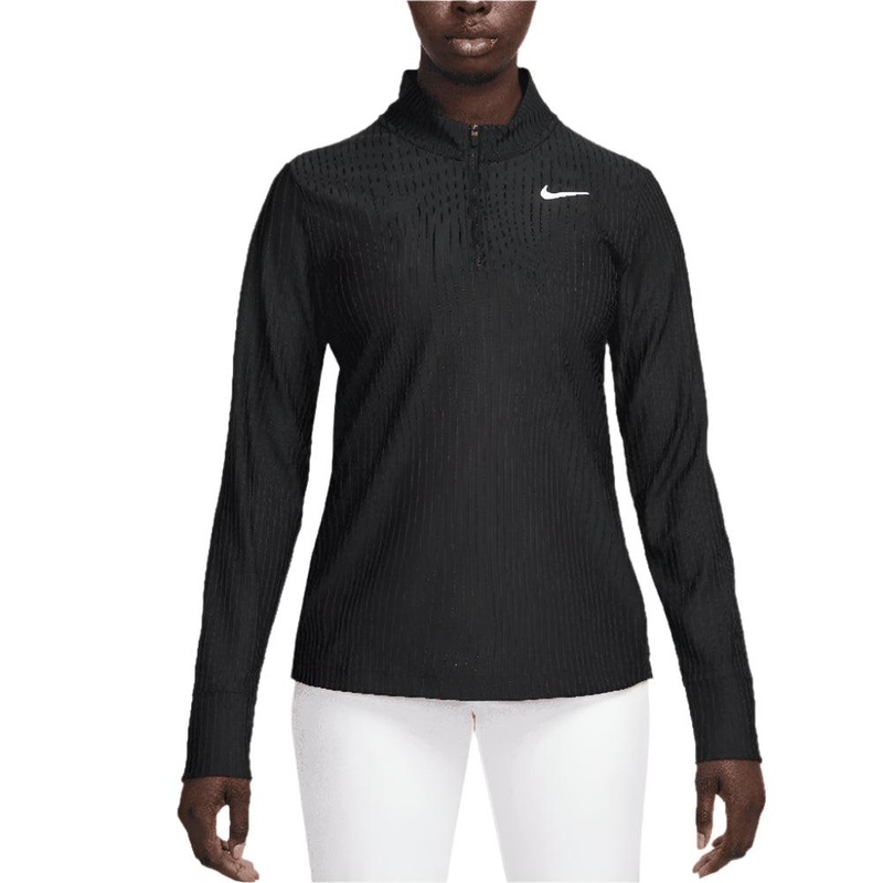 Women`s Dri-Fit Advantage Tour 1/2 Zip Long Sleeve Tennis Top