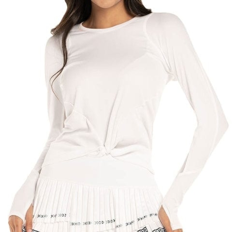 Women’s Lucky In Love Wrap It Up Long Tennis Top Extra Small
