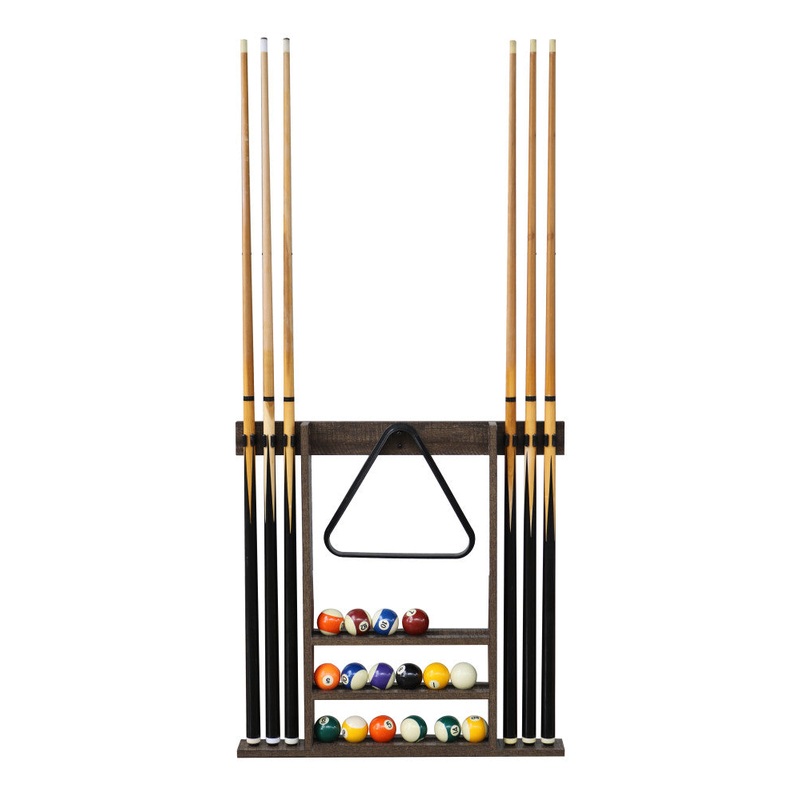 Wood Billiard Cue Rack