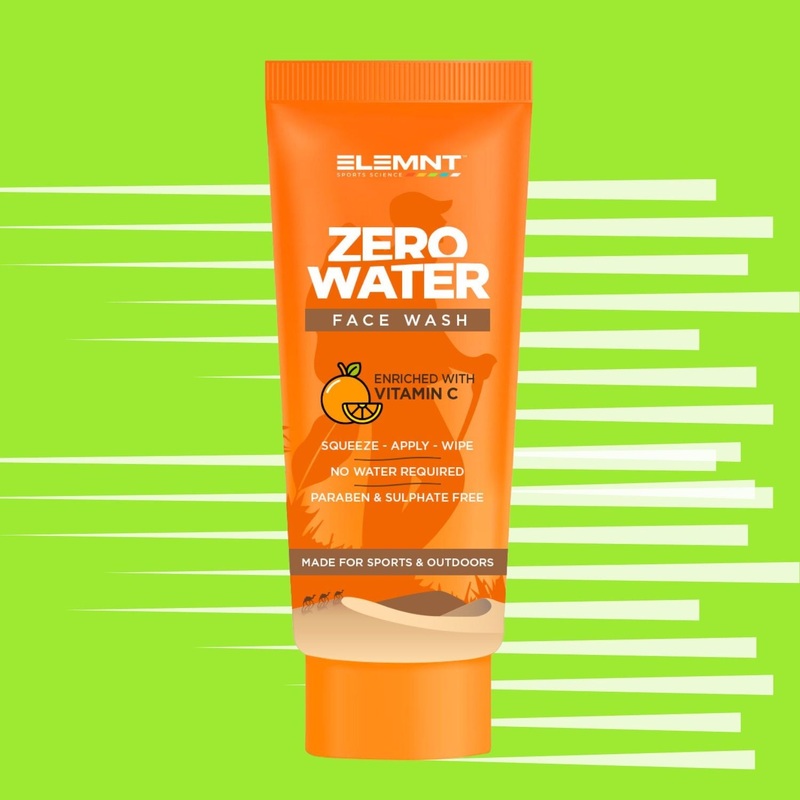 Zero Water Facewash Sports Skin Care Elemntlife | Kibi Sports 50gm