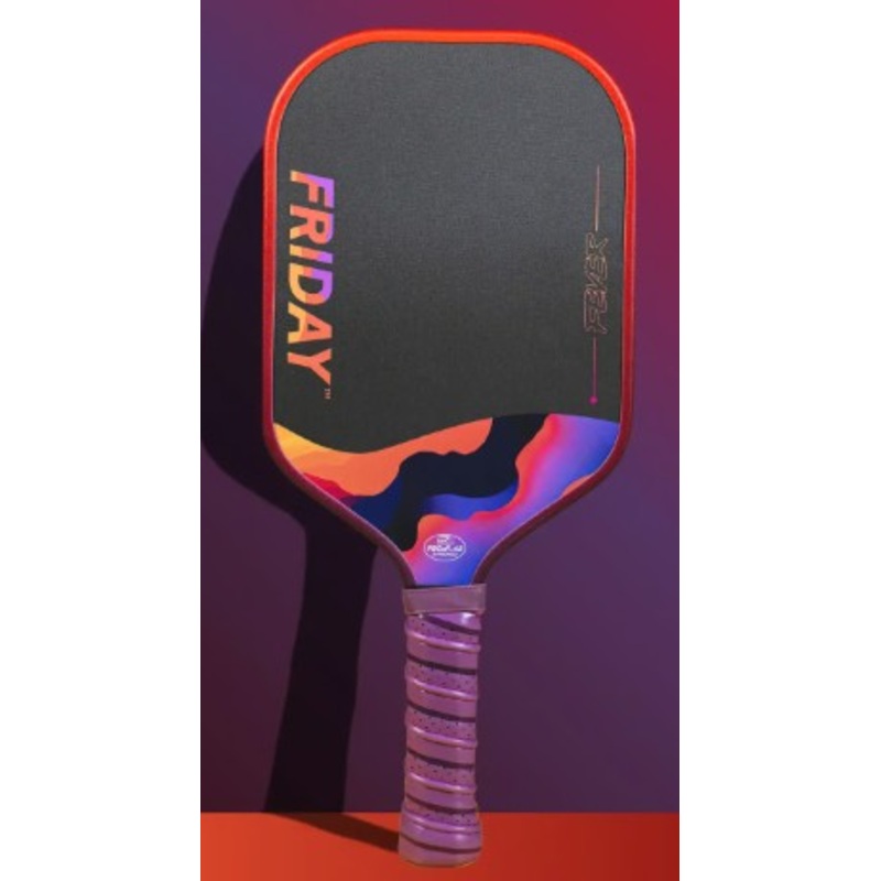 Friday Fever Pickleball Paddle Sunset