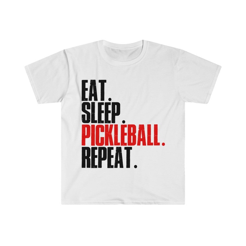 Men’s T-Shirt – Eat Sleep Pickleball Repeat