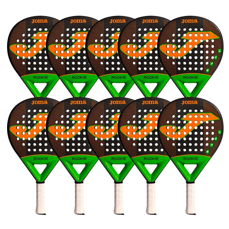 Pack Joma Rookie Negro Naranja  X10