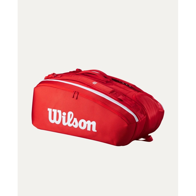 Wilson Super Tour 15 Pack Tennis Bag – Red (2025)