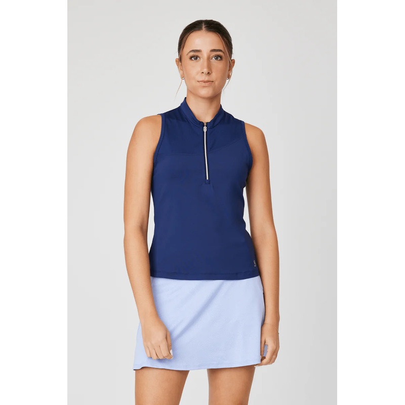 Women’s Sofibella 23″ Sleeveless Top – Lilac Dream Small Navy