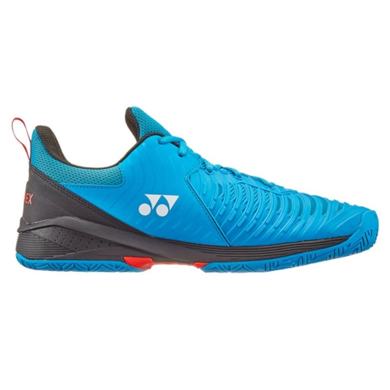 Yonex Power Cushion Sonicage 3 Wide Men’s Tennis Shoe (Blue/Black)