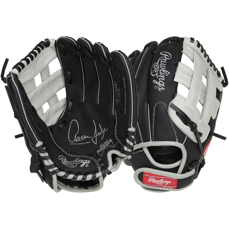 Rawlings Sure Catch 11″ Aaron Judge Signature Baseball Glove Black Right Hand Throw
