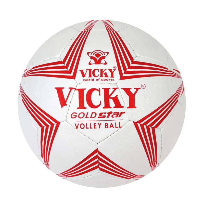 Vicky Gold Star Volley Ball | Kibi Sports Black/White 4