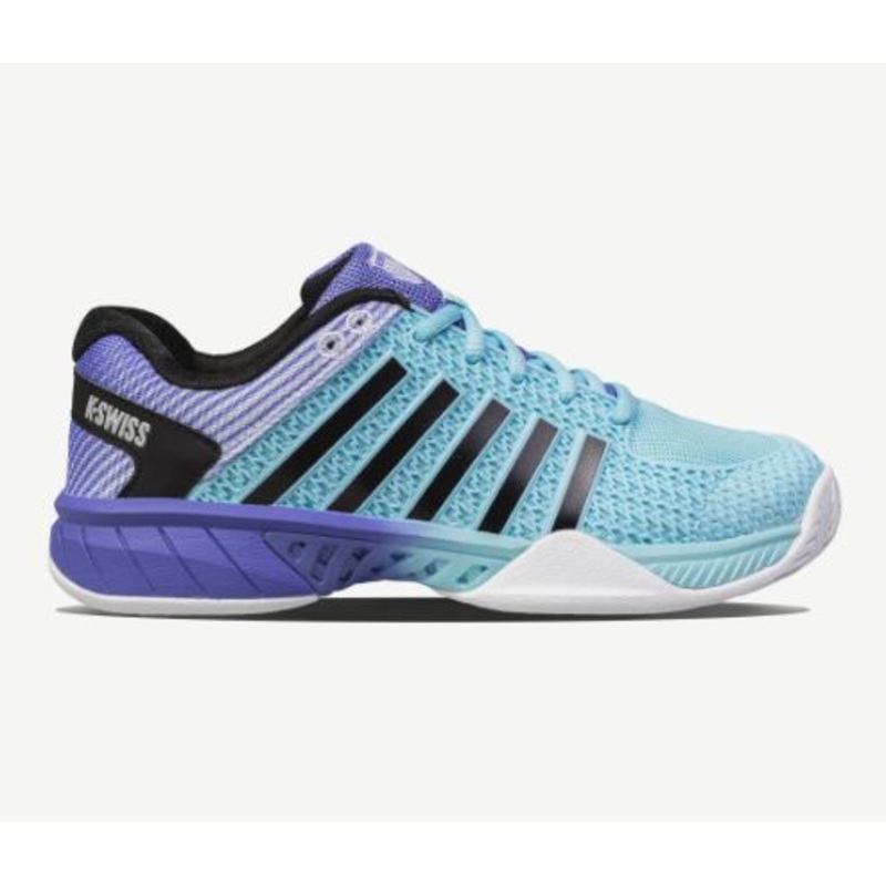 Women’s K Swiss Express Light Pickleball Shoes Turquoise/Persian Jewel/Black 6