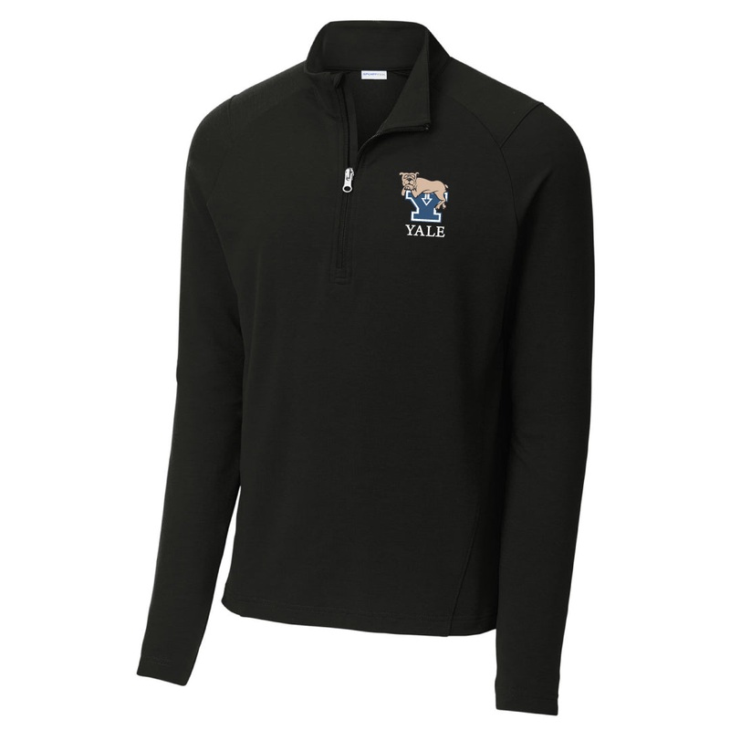 Yale Anesthesiology Performance 1/4 Zip Black Mens S
