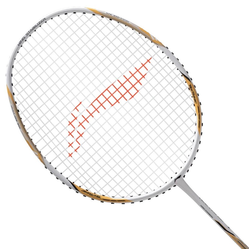 Badminton Racket TECTONIC 1S White/Glod