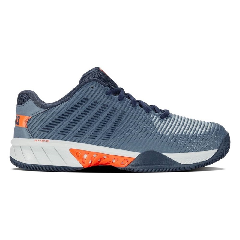 K-Swiss Hypercourt Express 2 Clay Men’s Tennis Shoe (Blue/Orange)