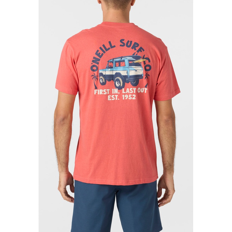 O’Neill Men’s Axelrad Tee Hot Red Small