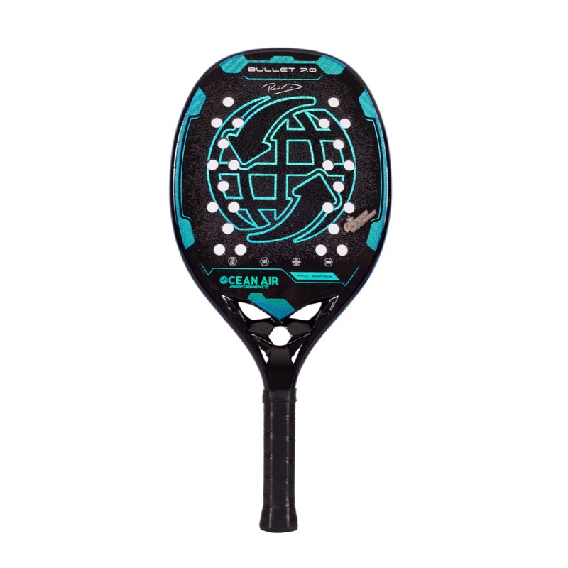 Ocean Air 2025 BULLET 7.0 Beach Tennis Racket with Glipper