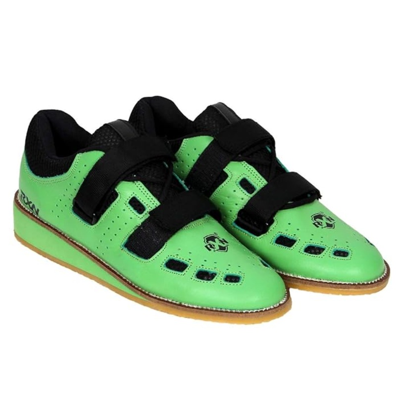 RXN World Star Weightlifting Shoes for Men and Women | Kibi Sports Green 3